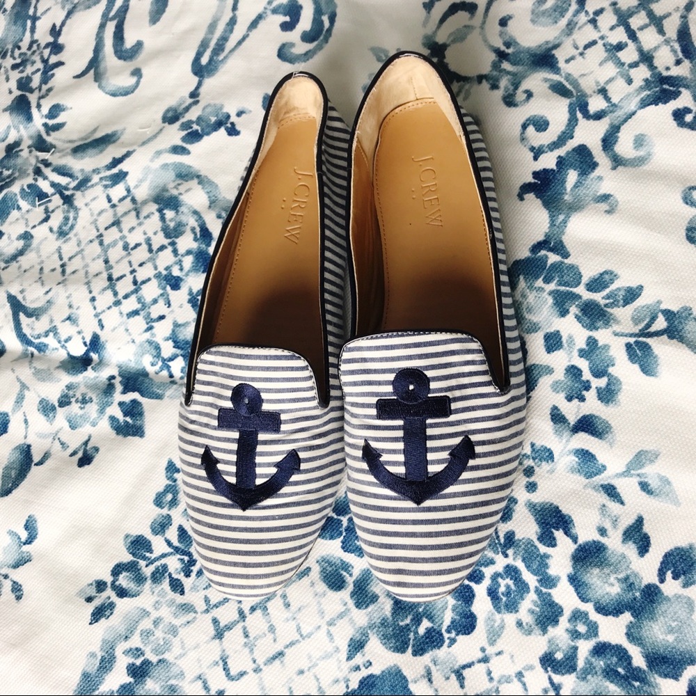 🌺 ☀️ SALE J. Crew Addie Loafer in Anchor stripe